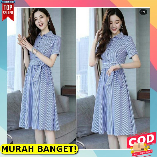 Midi Dress Shopia Lace Ready 3 Ukuran L-Xxl / Dress Brukat Tulang Lapis Furing (Tidak Gatal) Dress N