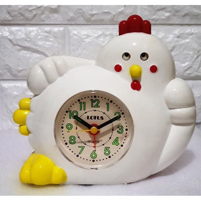 Jam Beker Jam Weker Alarm Clock Ayam Betina Import suara bangun2 Lc