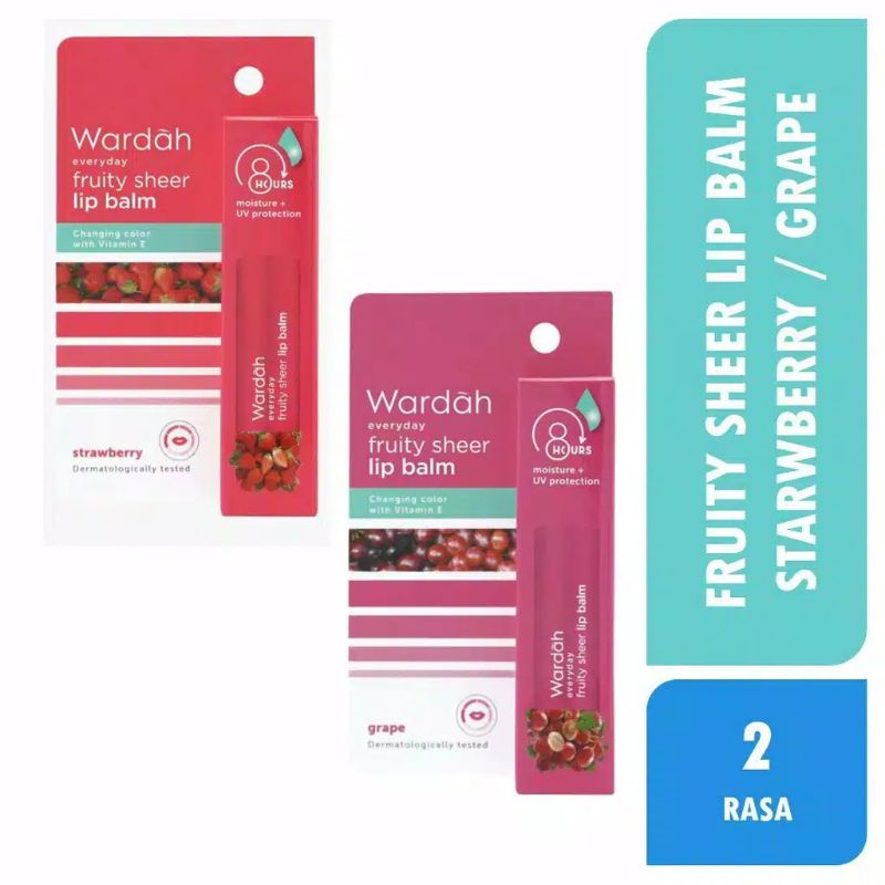 WARDAH Everyday Fruity Sheer Lip Balm 4gr