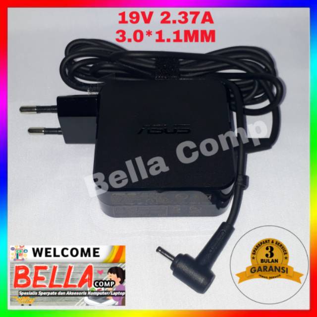 Original Adaptor Charger Asus Zenbook UX21E UX31E 19V 2.37A conector 3.0*1.1mm