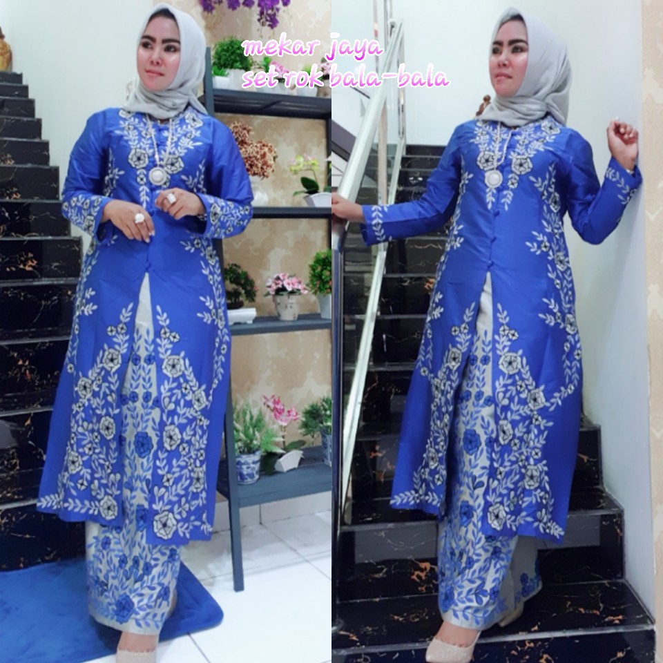 REALPIC SETELAN KEBAYA ROK BORDIR GANGGA BY MIRA JAYA