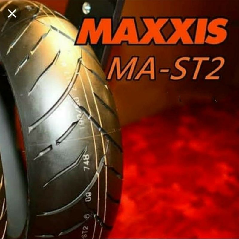 ban motor sport  sepasang MAXXIS MA-ST2 UKURAN 120/70-17 & 160-60-17 Import soft compound