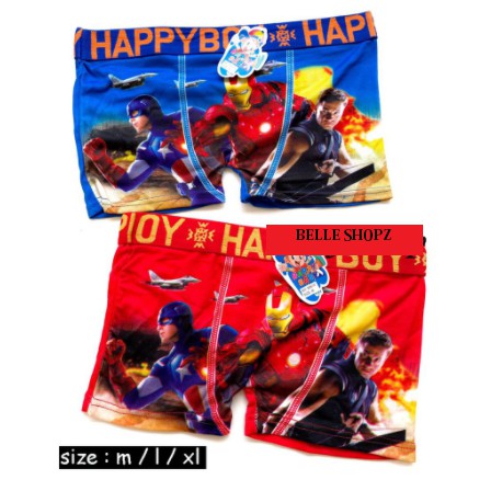 CELANA DALAM BOXER ANAK COWOK HAPPY BOY / CD BOXER ANAK LAKI LAKI