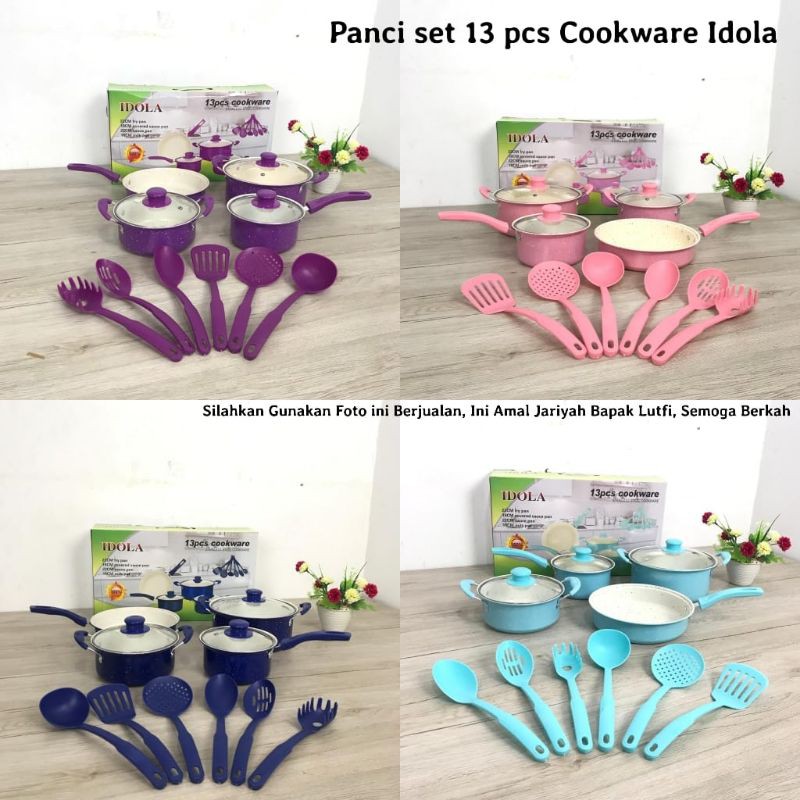 PANCI COOKWARE 13 PCS IDOLA
