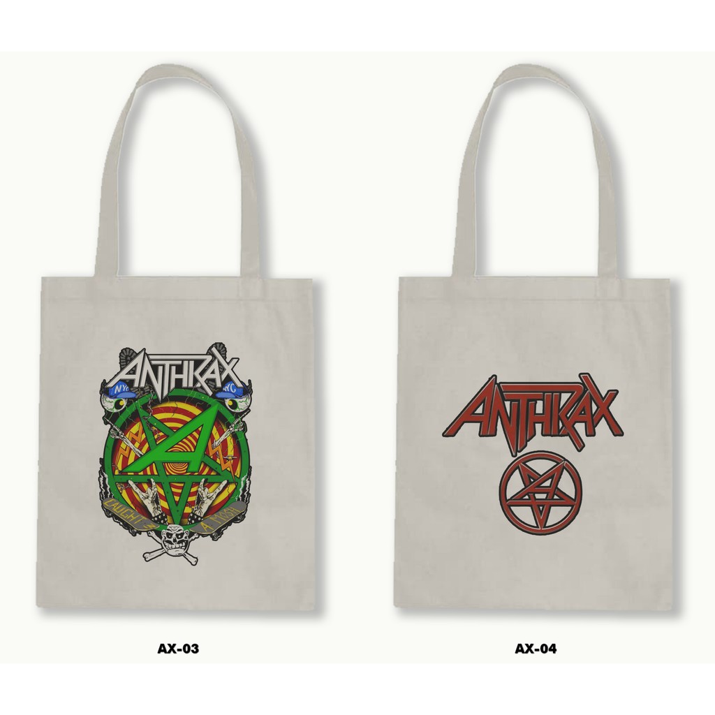 TOTE BAG BLACU - ANTHRAX