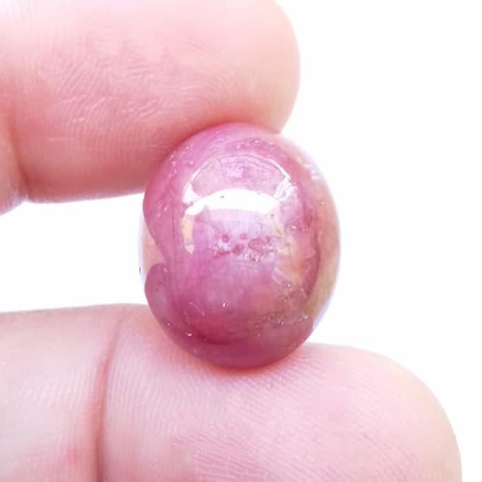 Batu Permata Natural Ruby Star Jumbo Big Size + Memo Keaslian
