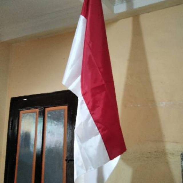 Tiang bendera cat merah putih 3 meter murah + bendera merah putih 80x120