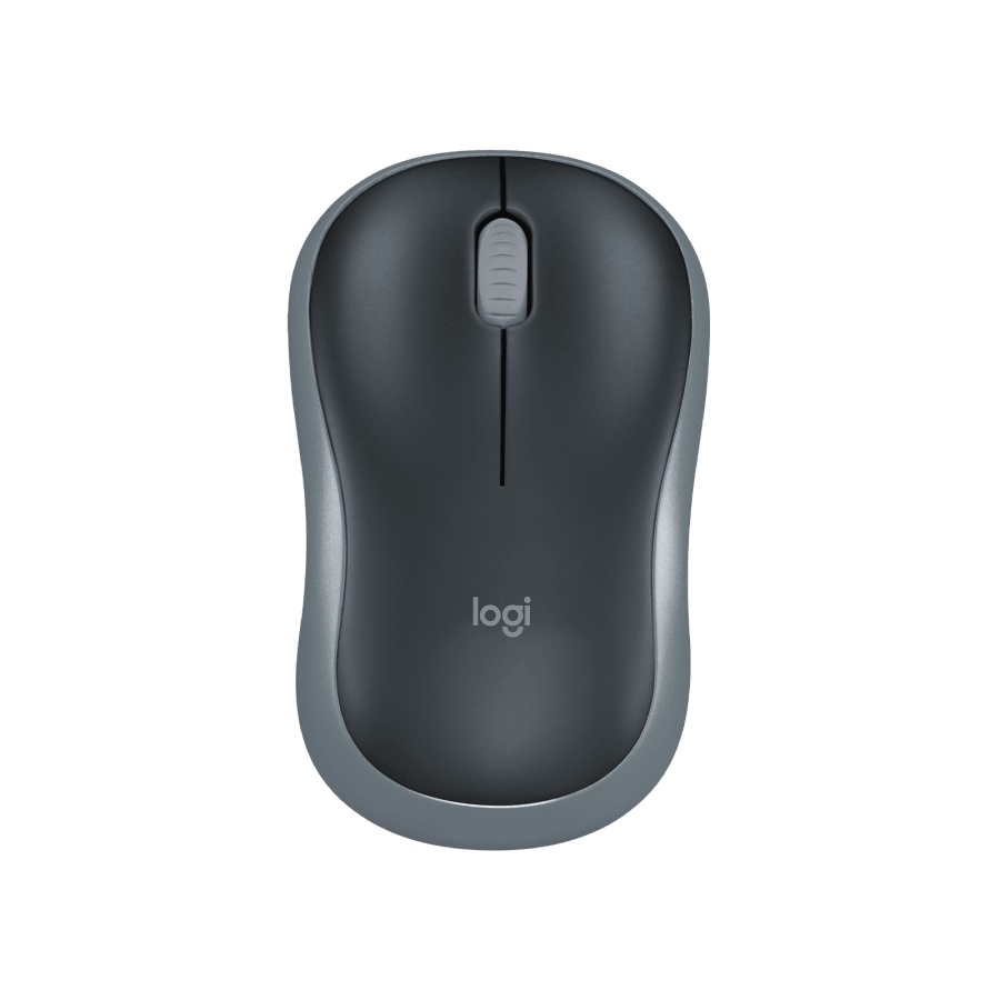 MOUSE LOGITECH M185 WIRELESS + BATTERY DAN TOMBOL ON/OFF BERGARANSI RESMI