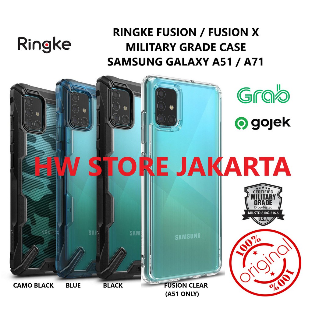 Case Samsung Galaxy A51 / A71 Ringke Fusion X / Fusion