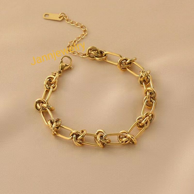gelang fashion titanium anti karat&amp;alergi vanclip