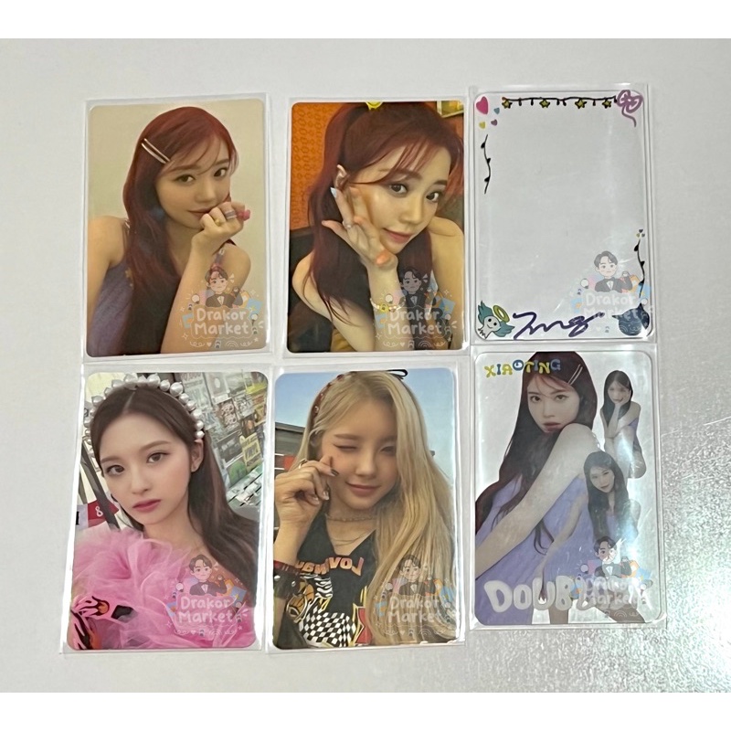 KEP1ER XIAOTING DOUBLAST PHOTOCARD SULLYOON DAYEON NMIXX
