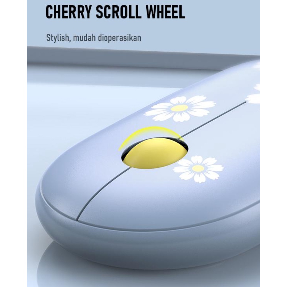 Robot Mouse Wireless M230 Silent Key Fox Flower Chick Colour