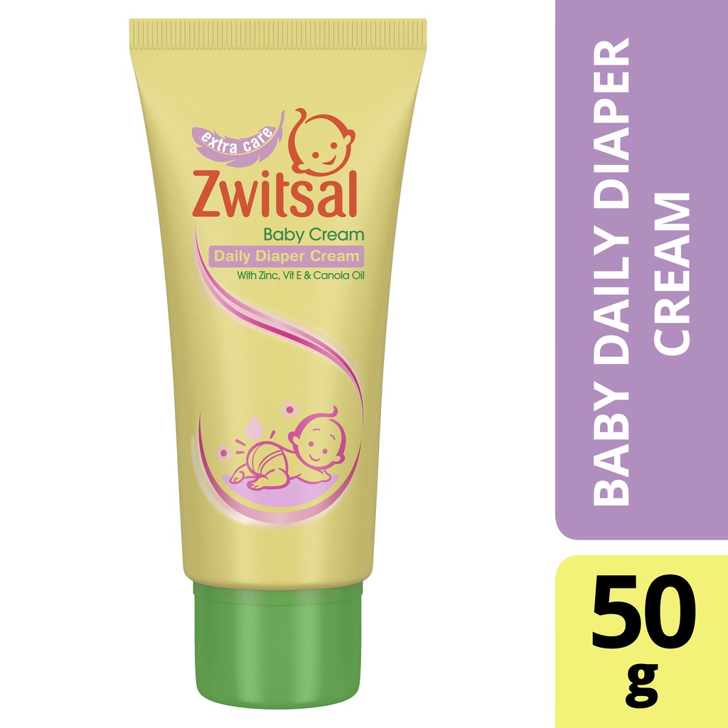 Jual Zwitsal Baby Cream Extra Care Zinc 50 mL Shopee Indonesia