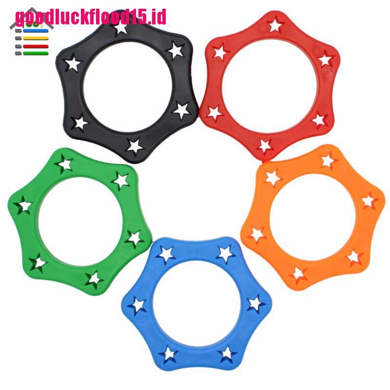 (LUCKID) 5pcs / Set Ring Roller Anti Slip Bahan Plastik Untuk Microphone Wireless