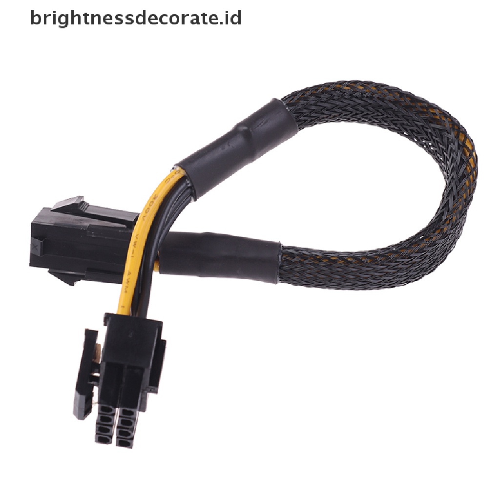 1pc Kabel Adapter Converter Power Cpu 4Pin To 8pin 20cm Untuk Kantor