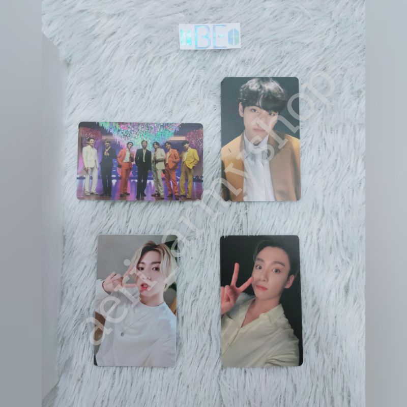 SALEEE READY OFFICIAL Photocard Lucky Draw album BE DELUXE, ESSENTIAL, JUNGKOOK, TAEHYUNG, GROUP BTS