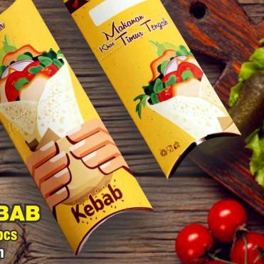 

✱ Kotak Kebab 24x9 / Dus Kebab / Box Kebab / Kemasan Kebab / isi 50pcs ❊