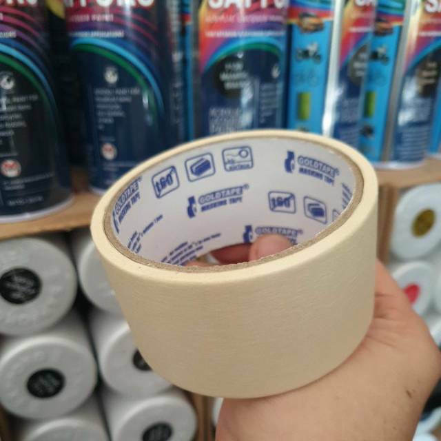 

Isolasi kertas masking tape 2 inch (5cm)kuat bagus