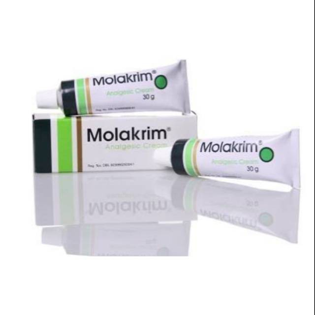 MOLAKRIM SALEP ANALGESIC CREAM ANTI NYERI OTOT 30GR AMPUH