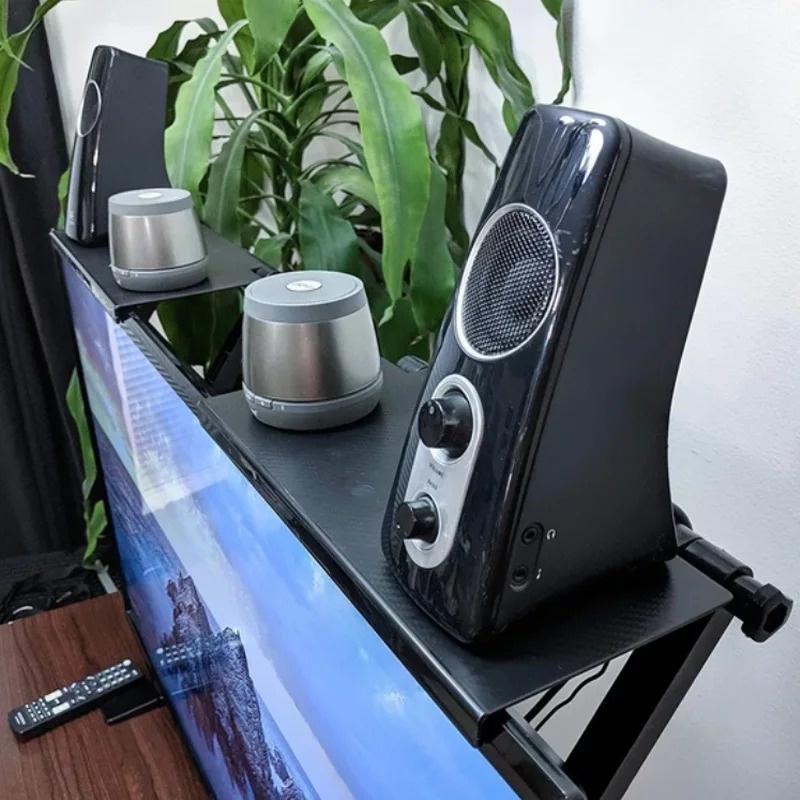 rak tv atas screen top shelf rack tv rack shelves rak wifi pajangan tatakan rak tv - tatakan pajangan monitor