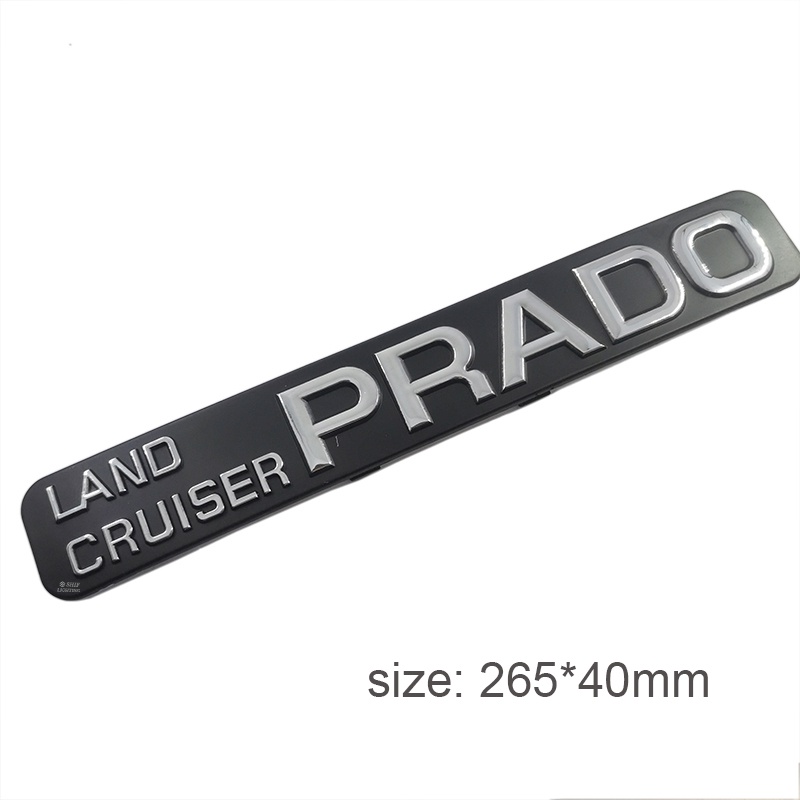 1pc Stiker Emblem Logo LAND CRUISER PRADO Bahan ABS Untuk Mobil TOYOTA PRADO 03-09 Tahun