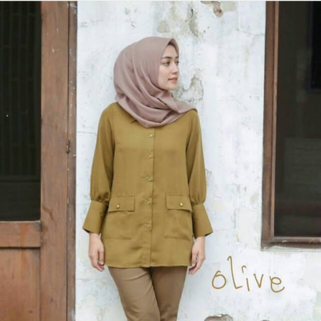 Vivy Blouse Vanilla Hijab