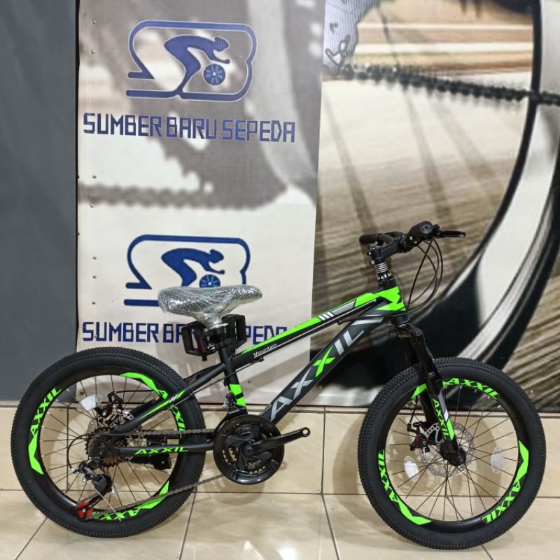 SEPEDA GUNUNG MTB AXXIL 20 INCH 3X7 SPEED