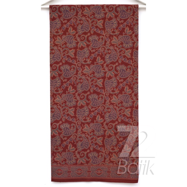 KAIN BATIK PREMIUM Bahan Katun Warna Merah Bata Maroon Marun Maron 721409 Cap 72 Jarik Jarit Samping Kebat Panjang Batik Katun Modern Premium Bahan Seragam Batik Pernikahan Kantor Keluarga Murah Kamen Jadi Batik Bali Lembaran