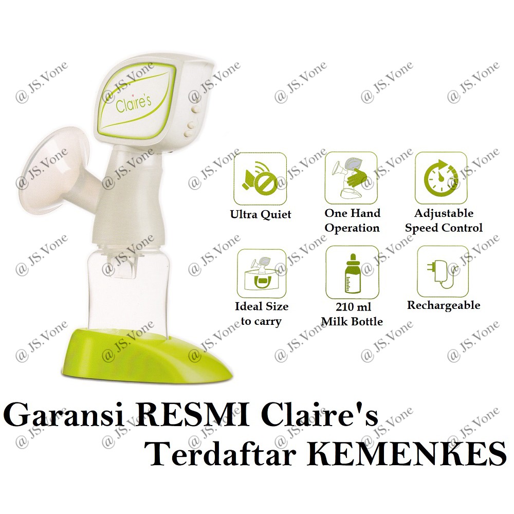 Claire's Electric Breast Pump / Claires Pompa Asi Elektrik BP A20