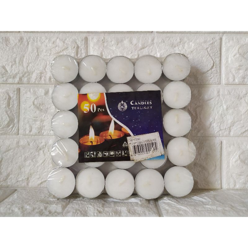 Jual Jysk 50 pcs Tea Light / Tealight Jysk / Jysk Tea lite Candle