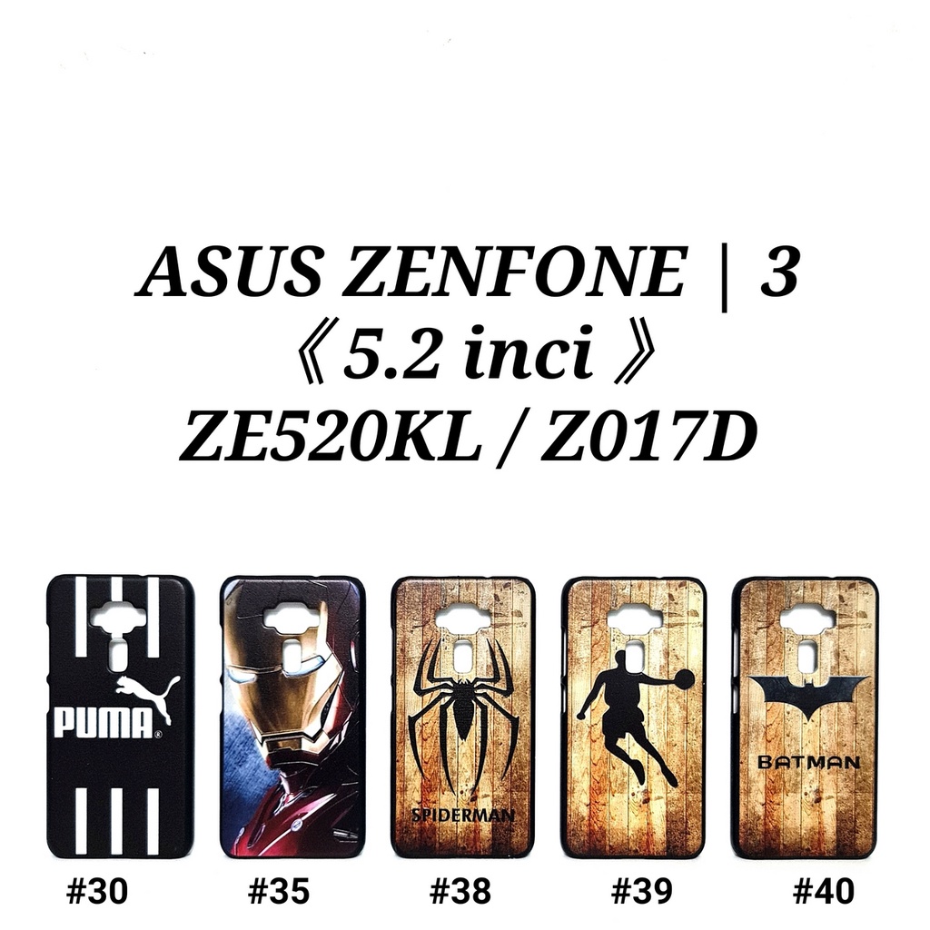 ASUS ZENFONE 3 5.2 IN ZE520KL Z017D ZENFONE 3 5.5 IN ZE552KL Z012D ZENFONE 3 MAX 5.5 IN ZC553KL / X00DD | MANCASE HARD CASE BLACK Marvel Super Hero Spiderman