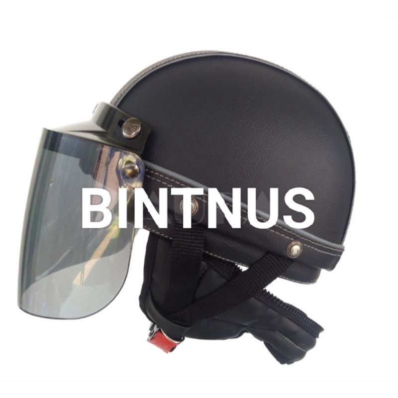 Helm Retro Chip ZIPPER (Resleting) Helm Bogo/Retro Varian Visor