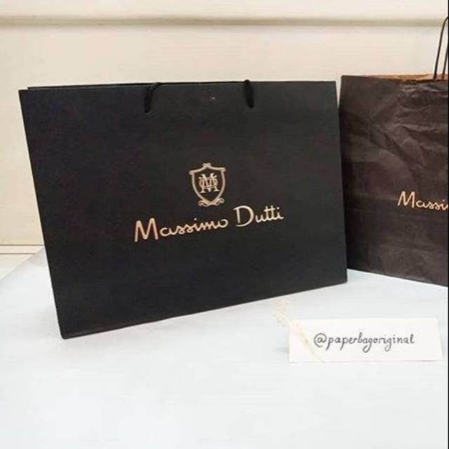 

Massimo Dutti Paperbag Original Paper bag branded