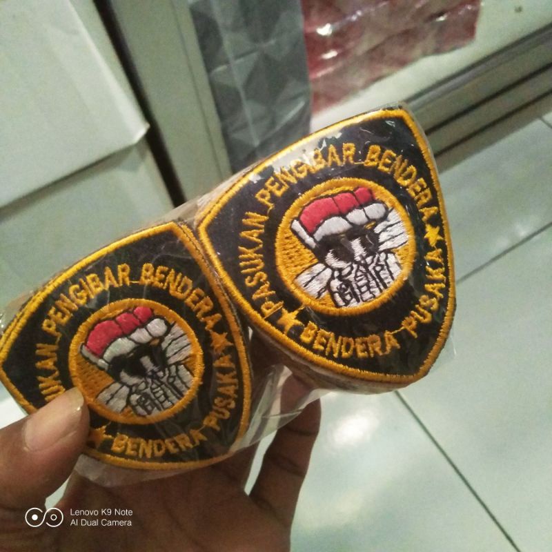 Badge paskibraka 100 biji bordir full