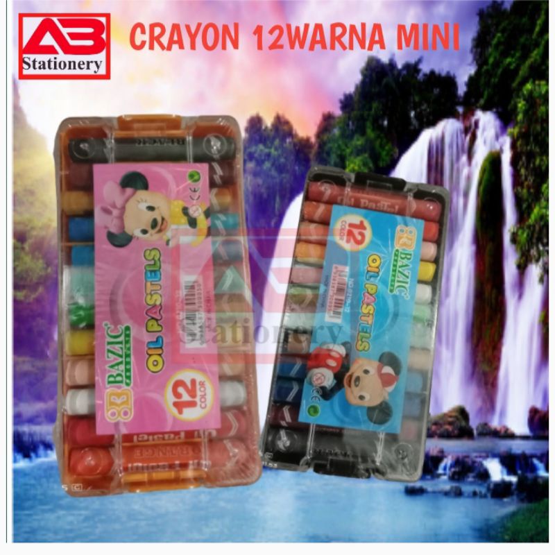 

Krayon Mini Oil Pastel 12 Warna /Oil Pastel / Crayon 12 Colors