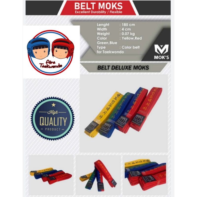 MOKS BELT SABUK TAEKWONDO