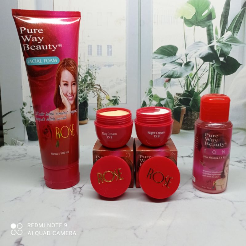 BPOM Rose Pure Way | Satuan dan Paket Pilih Sesuai Kebutuhan Kulitmu