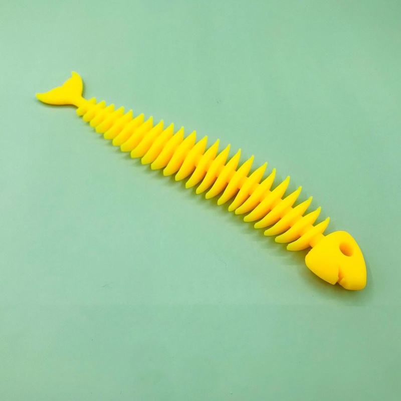 Mary Squeeze Sensory Toy Bubble Fidget Autism Kebutuhan Khusus Mainan Squishy Tulang Ikan