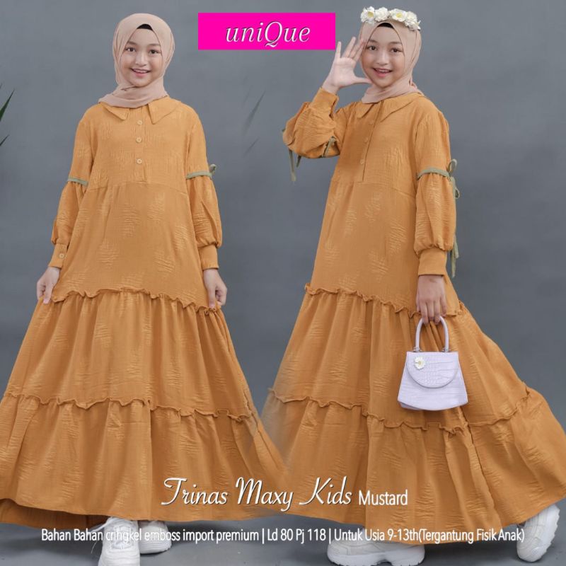 Trinas Maxy Gamis Anak by Unique