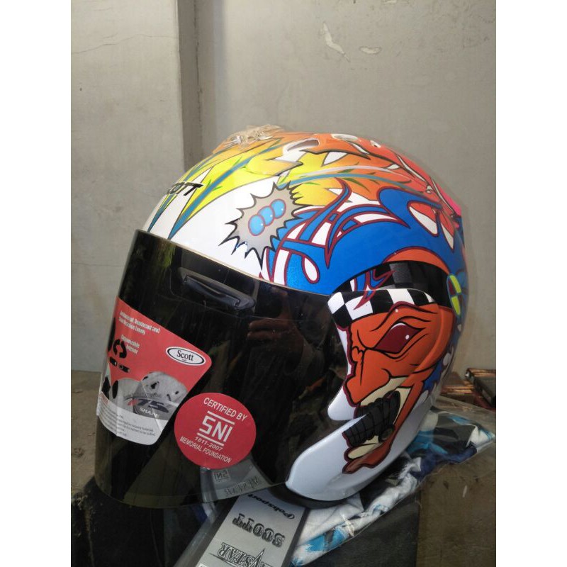 Helm scott ram4 motif Russell white