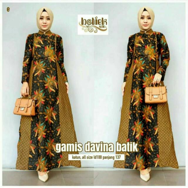 Gamis batik / gamis batik murah/ gamis batik pekalongan solo