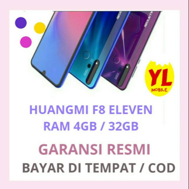HP ANDROID HUANGMI F8 ELEVEN RAM 4GB ROM 32GB GARANSI RESMI
