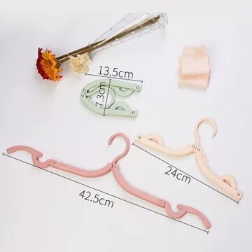 [ASS] GANTUNGAN BAJU JEMURAN HANGER BAJU LIPAT PORTABLE FOLDABLE