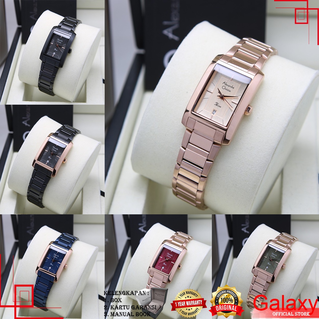 ALEXANDER CHRISTIE WANITA ORIGINAL JAM TANGAN ALEXANDRE AC 2979CHRISTIE WANITA JAM ALEXANDER CRISTIE