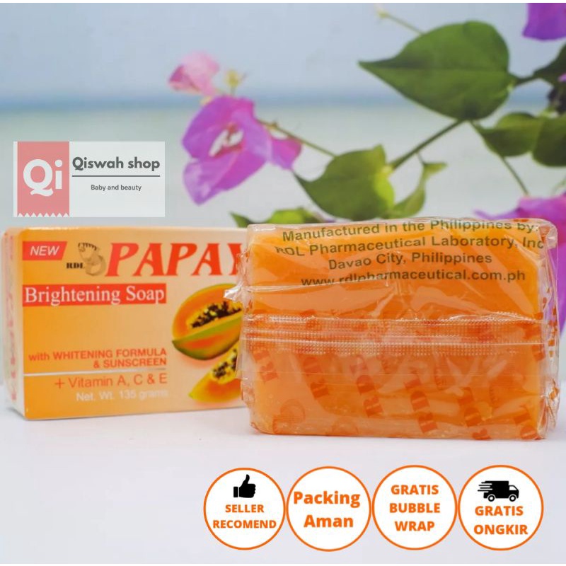 SABUN PEPAYA || SABUN PEPAYA RDL ORIGINAL || 135gr