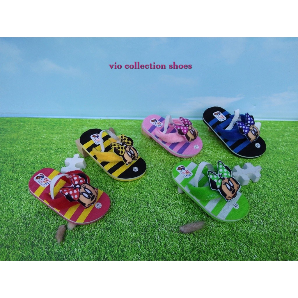 PROMO - KARAKTER MINI MOUSE - SEPATU SENDAL ANAK - SEPATU SENDAL BALITA - SANDAL SEPATU ANAK - V08