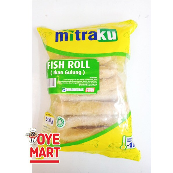 MITRAKU FISH ROLL 500GR / FROZEN FOOD