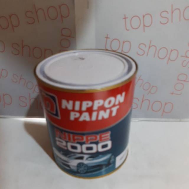 CAT DUCO NIPPE 2000 NIPPON PAINT WARNA HITAM DOFF/MATT BLACK 480D ISI 1KG