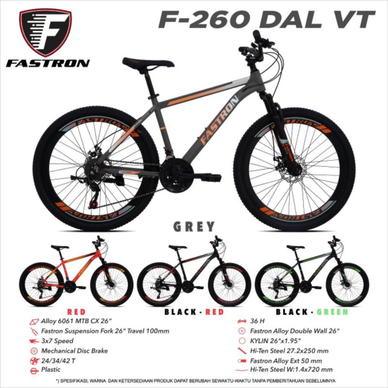 Sepeda MTB Fastron F-260 DAL VT