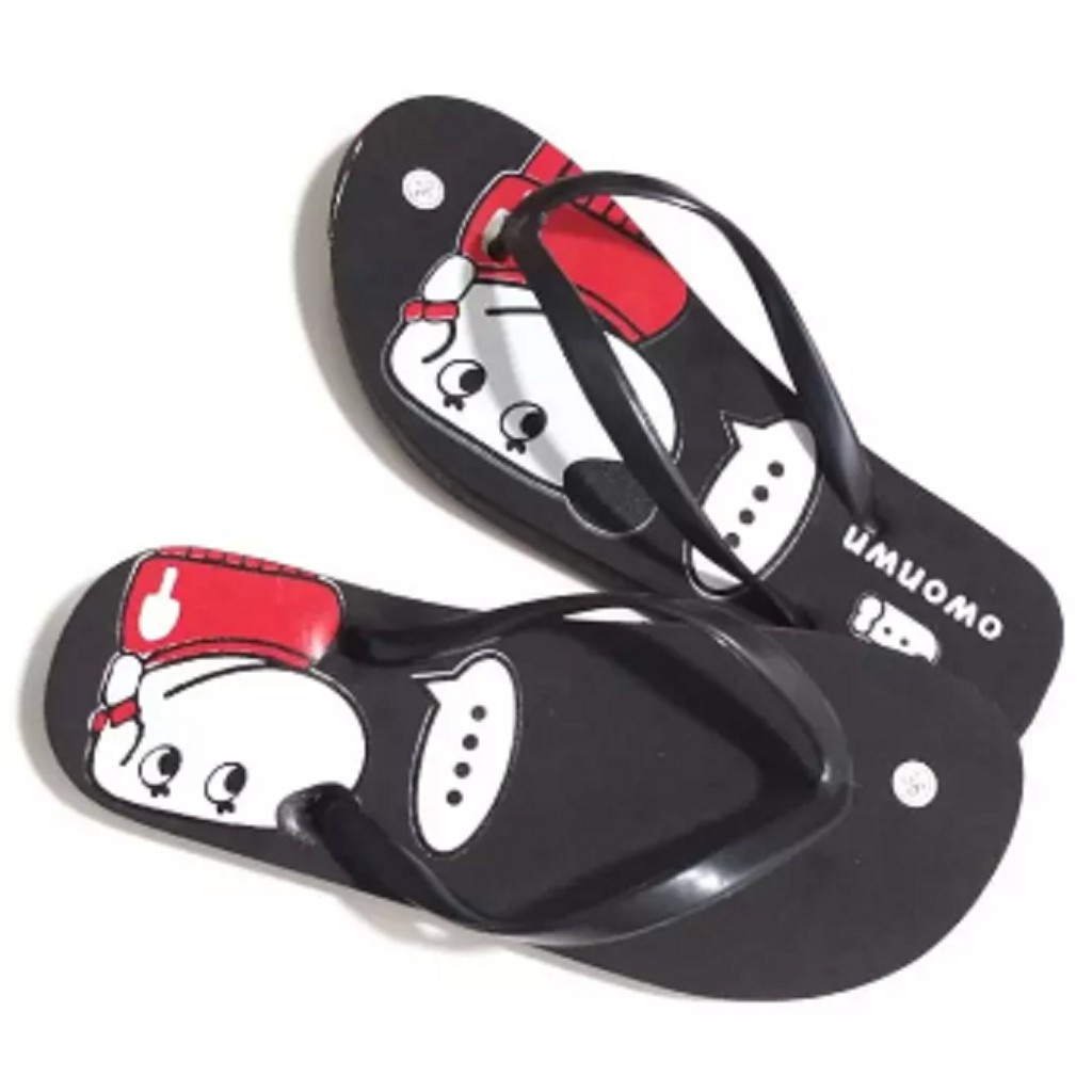 Sandal jepit wanita motif Snoopy